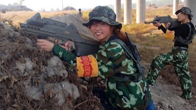 泰科电气在保定郊区举办真人CS大赛